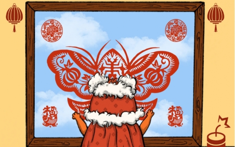 年味漸濃時(shí) - 臘月廿八，貼窗花